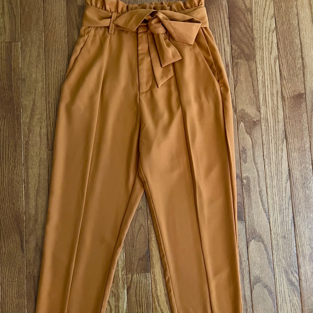 Paper Bag Waist Pants